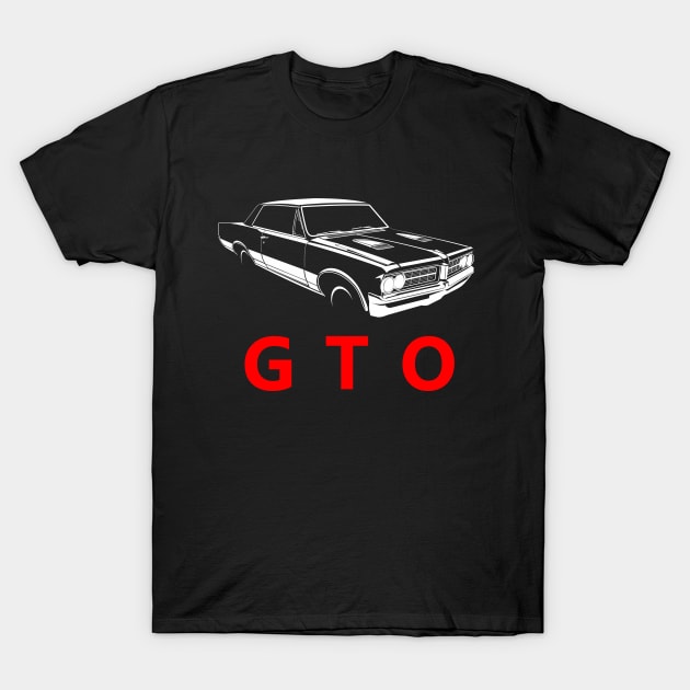 1964 Pontiac GTO Vintage T-Shirt by autoblastid